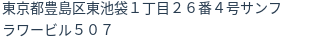 住所(登記所在地)