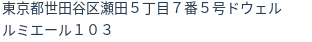 住所(登記所在地)