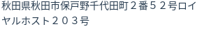 住所（登記所在地）