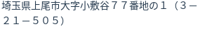 住所(登記所在地)