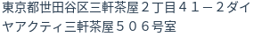 住所(登記所在地)