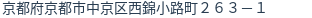 住所（登記所在地）