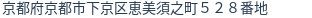 住所(登記所在地)