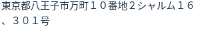 住所(登記所在地)