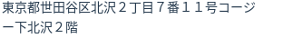 住所（登記所在地）