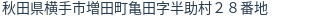 住所（登記所在地）