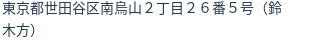 住所(登記所在地)