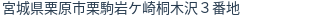 住所(登記所在地)