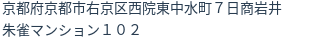 住所(登記所在地)
