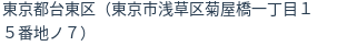 住所(登記所在地)