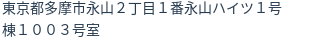 住所（登記所在地）