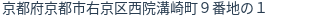住所（登記所在地）