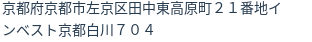 住所(登記所在地)