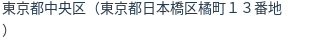 住所(登記所在地)