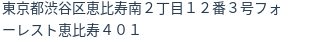 住所(登記所在地)