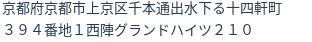 住所(登記所在地)