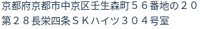 住所(登記所在地)