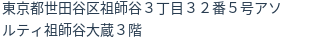 住所(登記所在地)