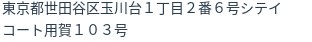住所(登記所在地)