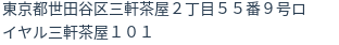 住所（登記所在地）