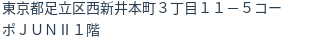 住所(登記所在地)