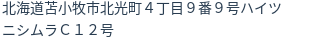 住所(登記所在地)