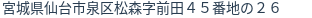住所(登記所在地)
