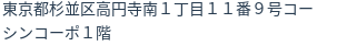住所(登記所在地)
