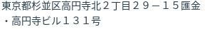 住所（登記所在地）
