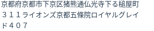 住所(登記所在地)