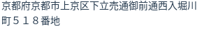 住所（登記所在地）