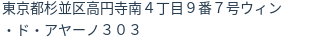 住所（登記所在地）