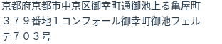 住所(登記所在地)