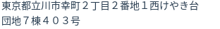 住所(登記所在地)