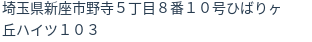 住所（登記所在地）