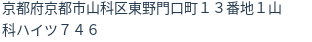 住所(登記所在地)