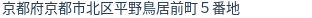 住所（登記所在地）