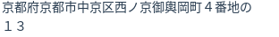 住所(登記所在地)