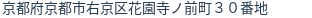 住所(登記所在地)