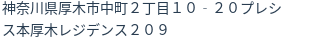 住所（登記所在地）