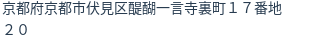 住所(登記所在地)
