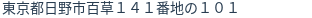 住所（登記所在地）