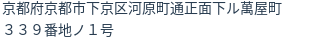 住所（登記所在地）