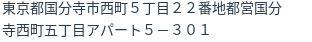 住所(登記所在地)