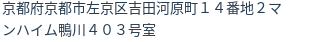 住所(登記所在地)
