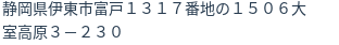 住所(登記所在地)