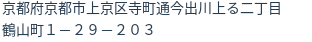 住所（登記所在地）