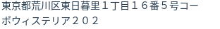 住所(登記所在地)