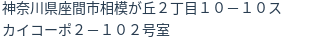 住所(登記所在地)