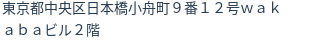 住所(登記所在地)